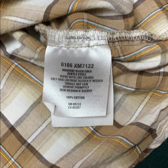 Columbia plaid button down shirt M - Picture 5 of 5